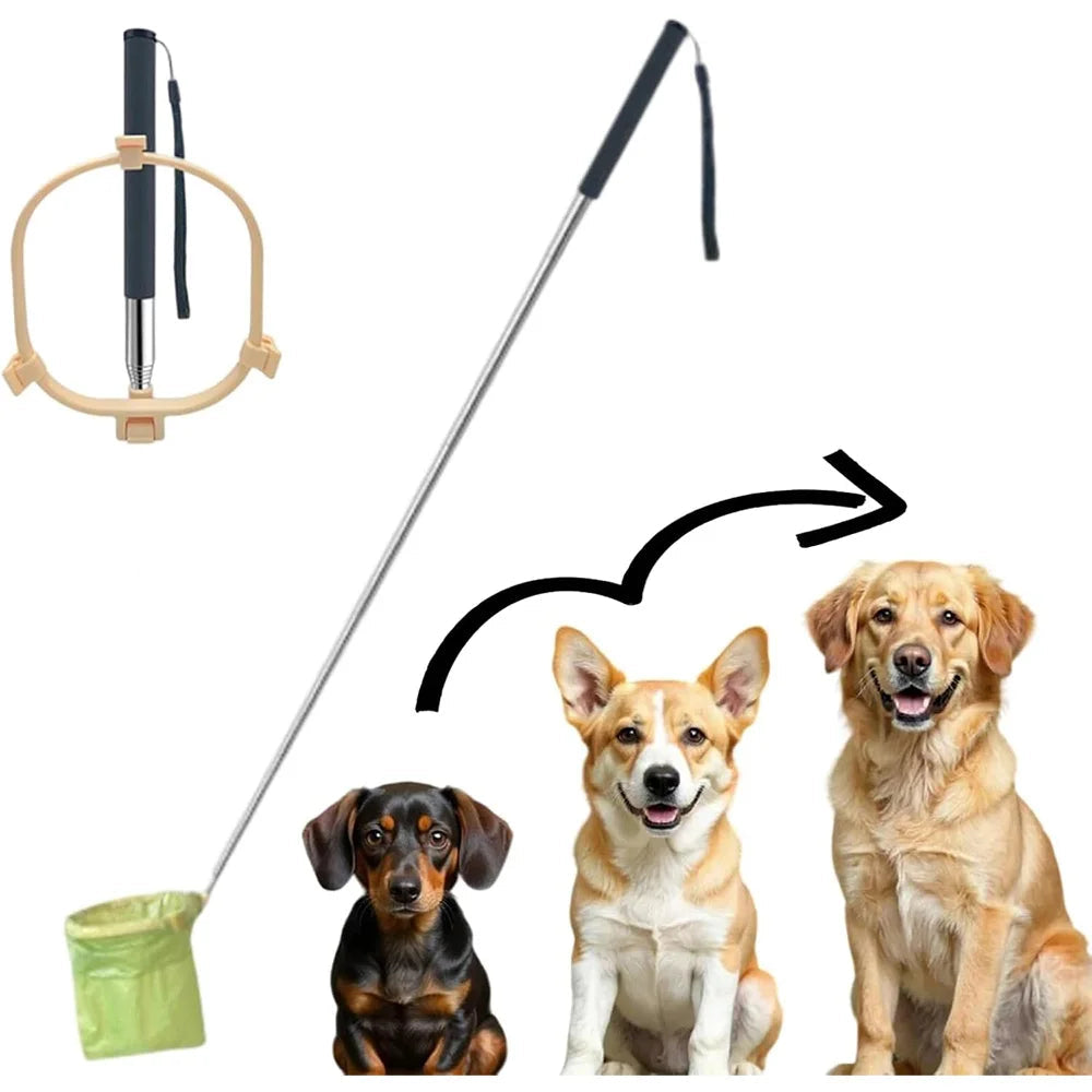 Teleskopický sběrač exkrementů – Čisté ruce, čisté město