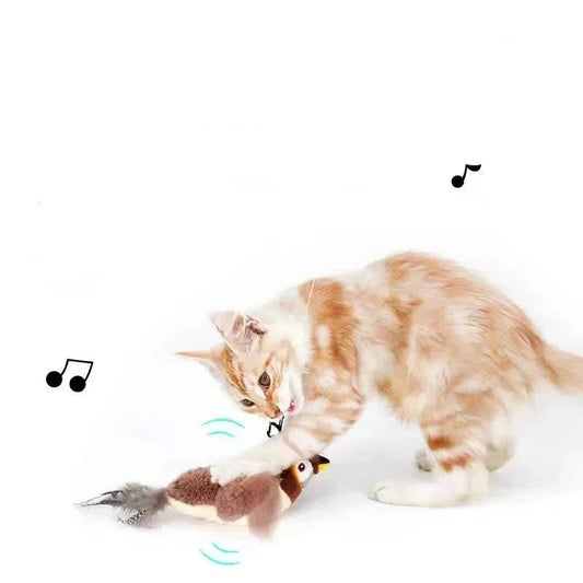 Interaktivní hračka pro kočky – Tančící vrabec