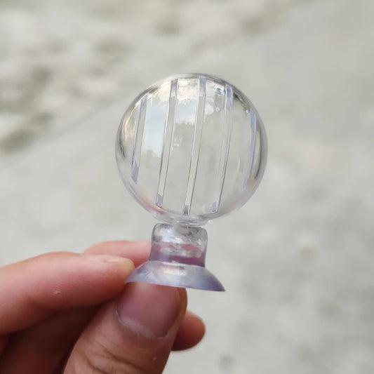 Akvarijní květináček na rostliny – akrylový pohár s přísavkou - Hračky Pro Mazlíčky