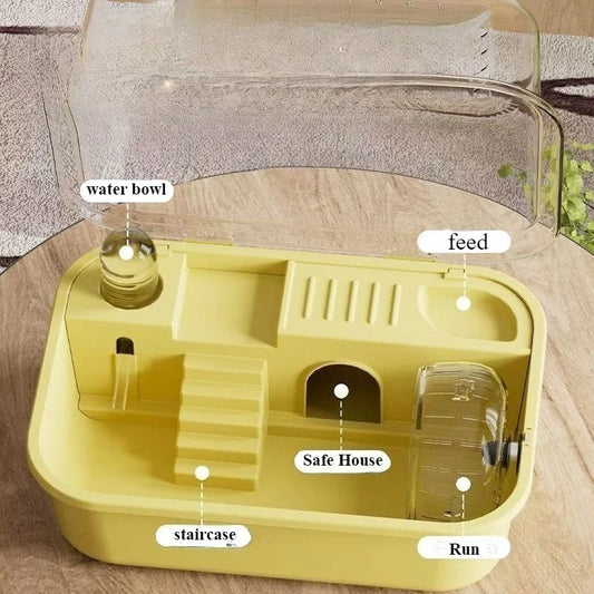 Velká klec pro křečky – odolná a bezpečná s otevřeným vrchem - Hračky Pro Mazlíčky