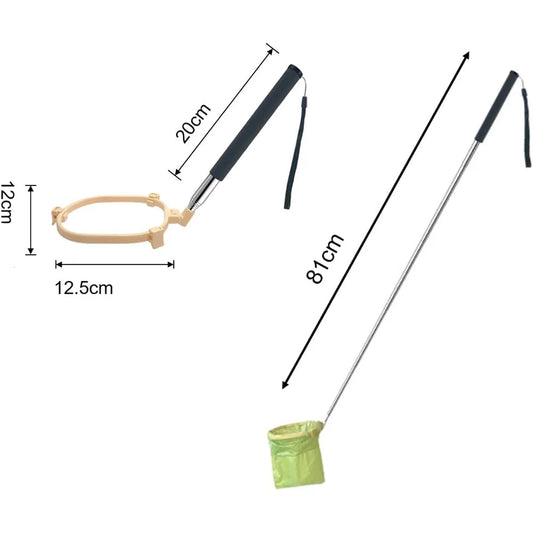 Teleskopický sběrač exkrementů – Čisté ruce, čisté město