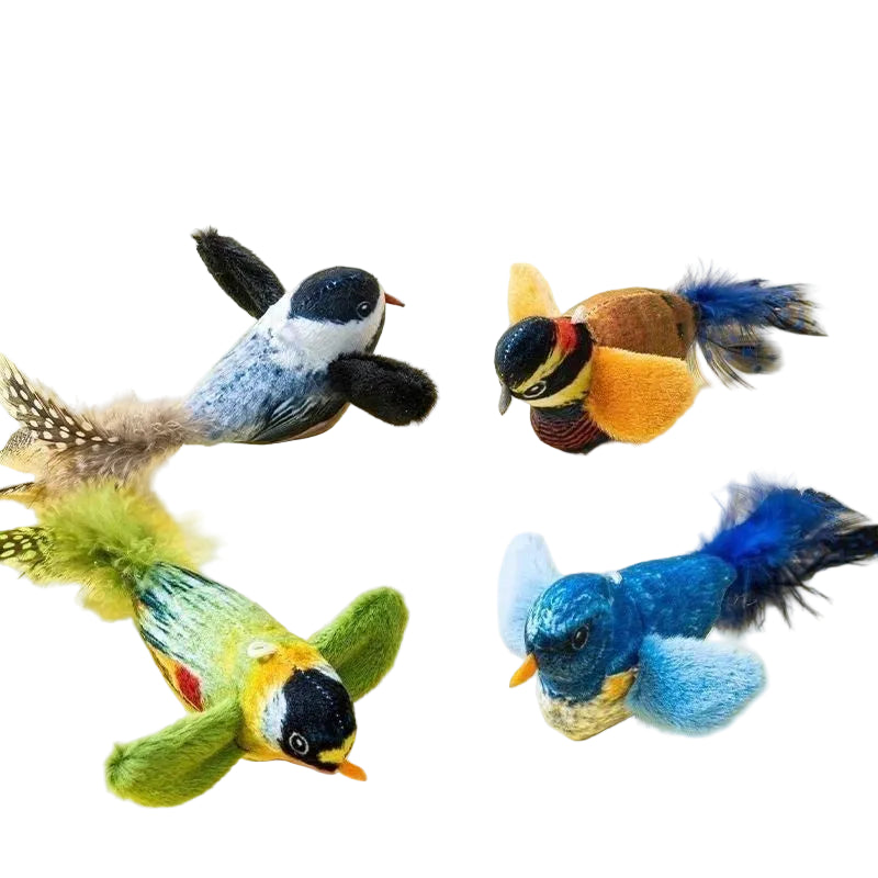 Interaktivní hračka – Ptáček pro kočky, závěsný - Hračky Pro Mazlíčky