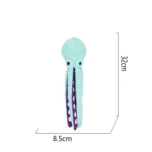 Plyšová interaktivní hračka – Chobotnice pro psy - Hračky Pro Mazlíčky