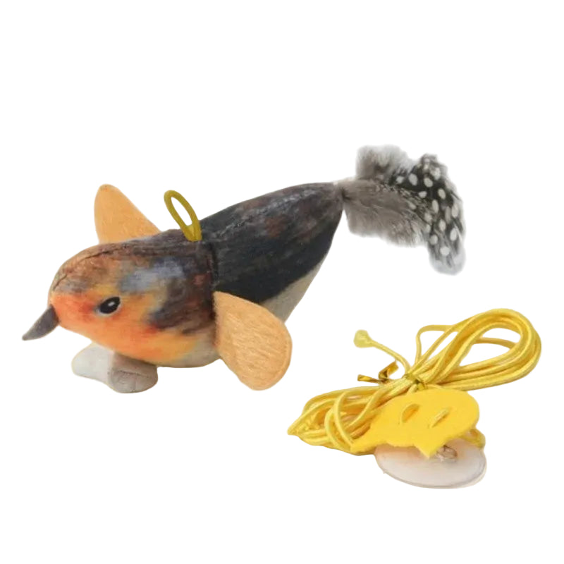 Interaktivní hračka – Ptáček pro kočky, závěsný - Hračky Pro Mazlíčky