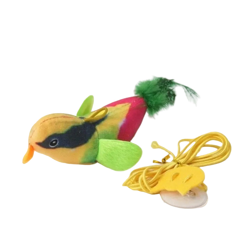 Interaktivní hračka – Ptáček pro kočky, závěsný - Hračky Pro Mazlíčky
